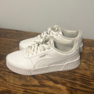 White Leather Puma